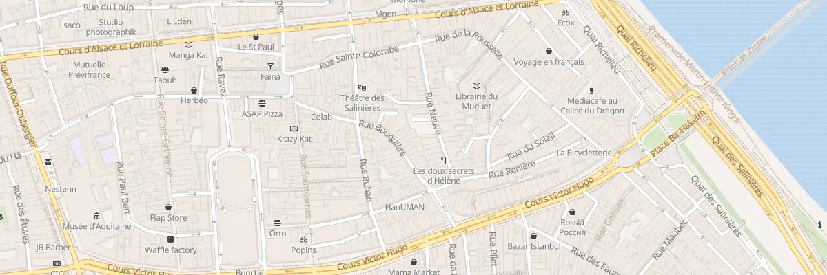 Plan du 44 Rue Bouquière à Bordeaux