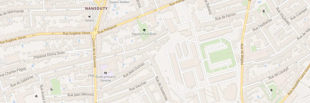 Plan du 35 Rue Paul Antin à Bordeaux