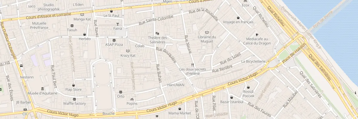 Plan du 48 Rue Bouquière à Bordeaux