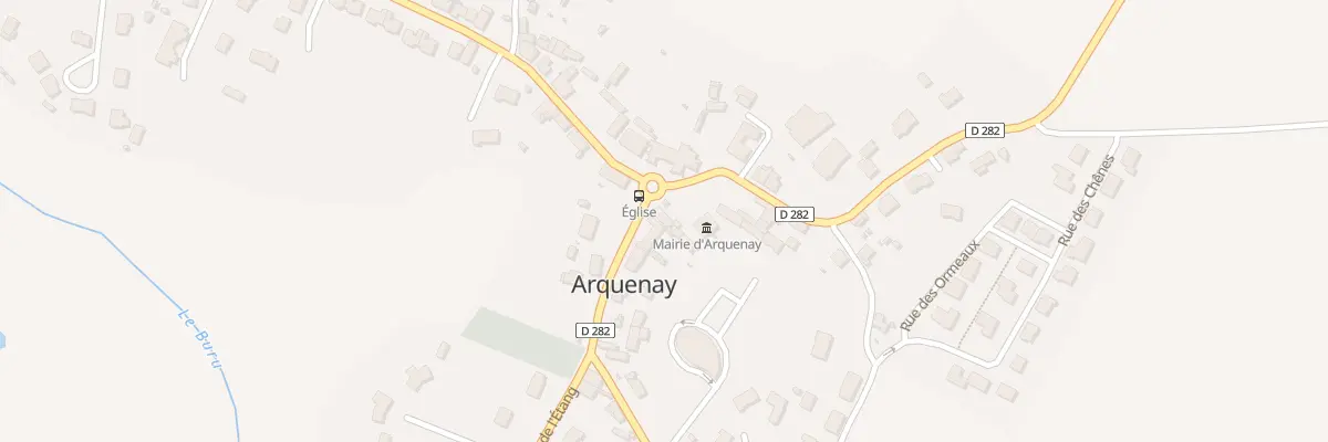 Plan du 3 Pl de l’Église à Arquenay