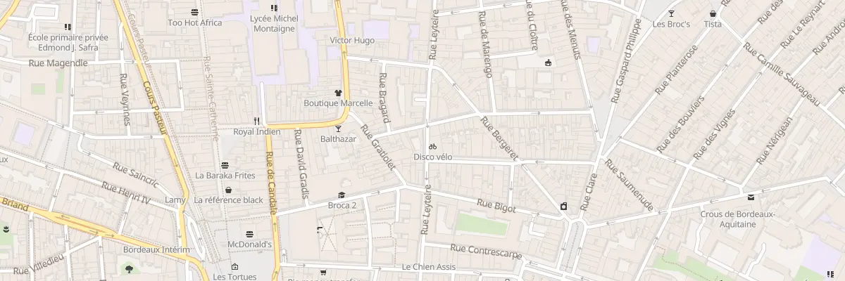 Plan du 79 Rue Leyteire à Bordeaux