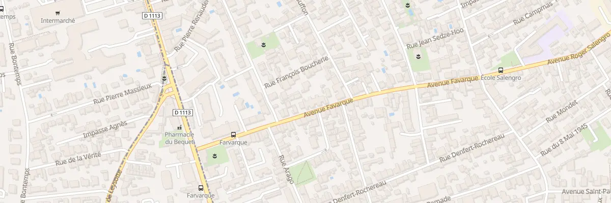 Plan du 59B Av Farvarque à Bègles