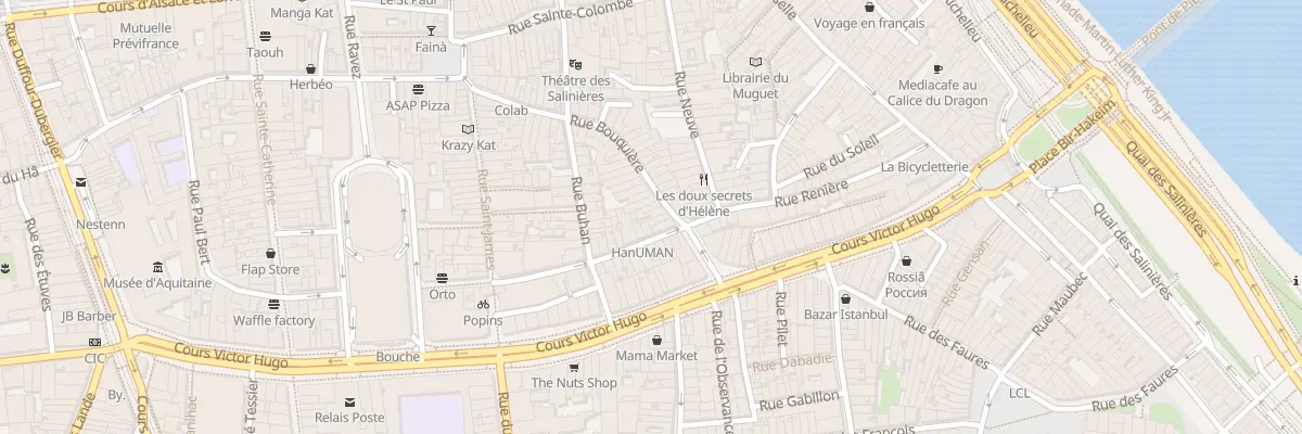 Plan du 55 Rue Bouquière à Bordeaux