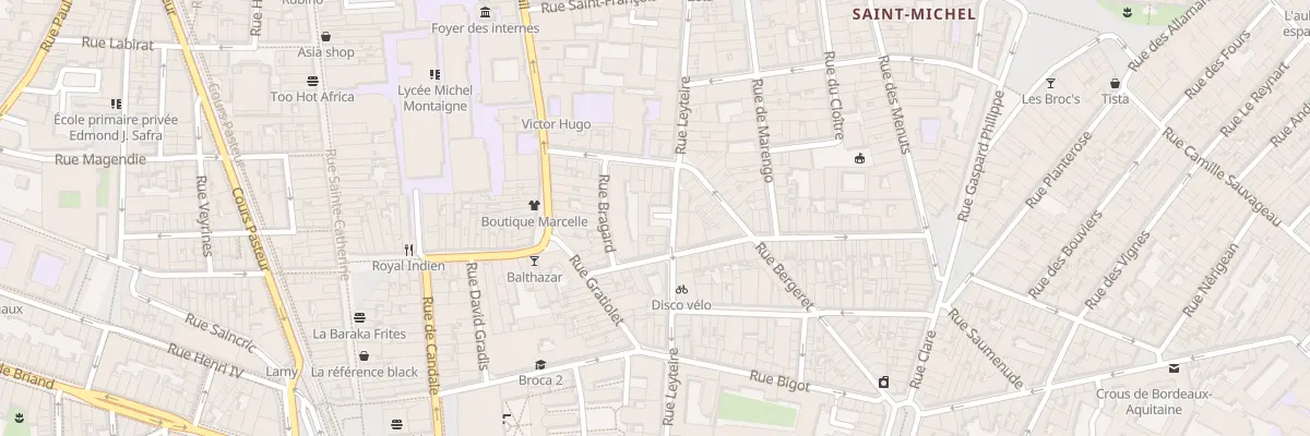 Plan du 71 Rue Leyteire à Bordeaux