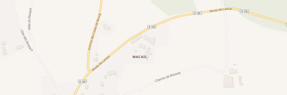 Plan du 64 Macail à Mombrier