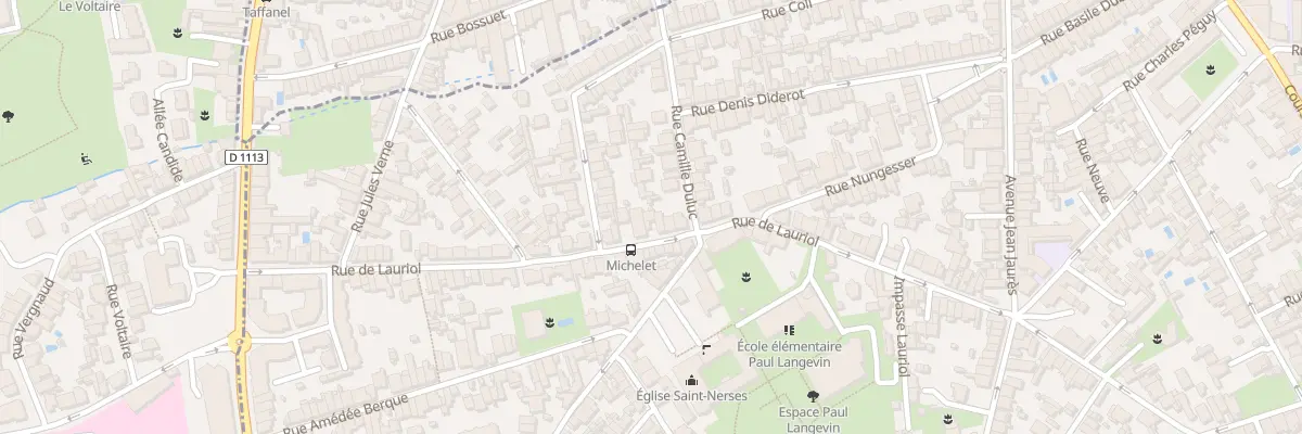 Plan du 84 Rue Lauriol à Bègles