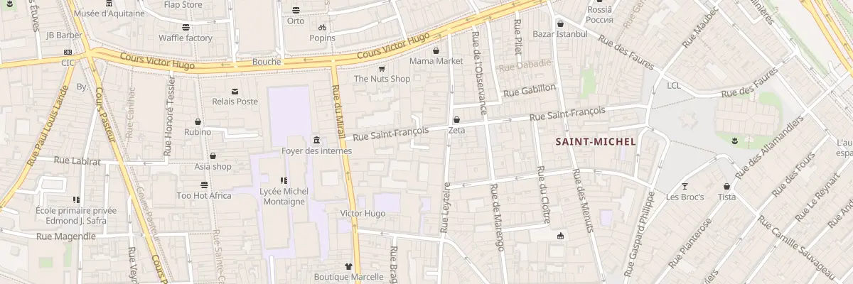 Plan du 35 Rue Leyteire à Bordeaux