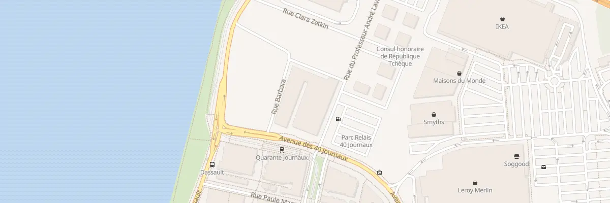 Plan du 14 Rue Barbara à Bordeaux