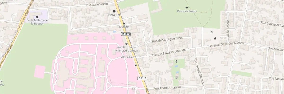 Plan du 9 Rue Sarreguemines à Bègles
