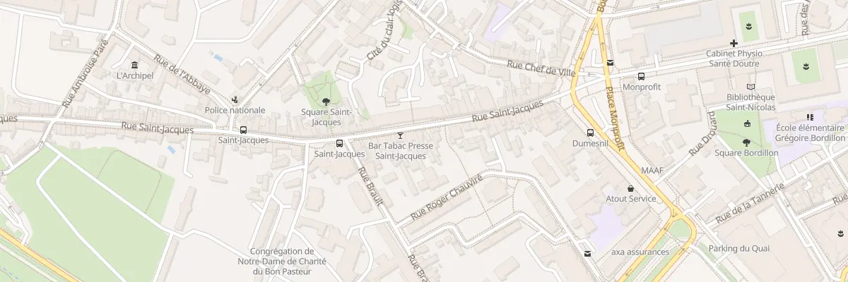 Plan du 41 Rue Saint-Jacques à Angers