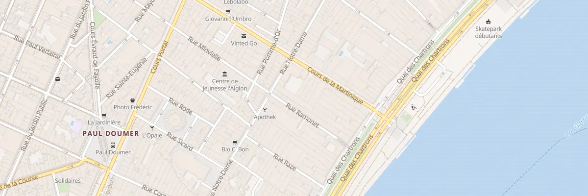 Plan du 106 Rue Notre Dame à Bordeaux