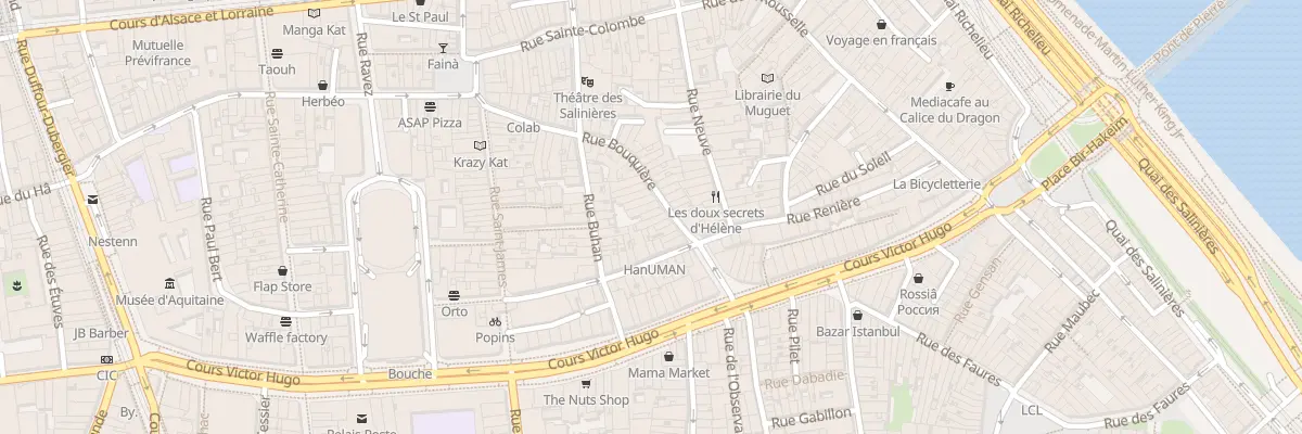 Plan du 49 Rue Bouquière à Bordeaux