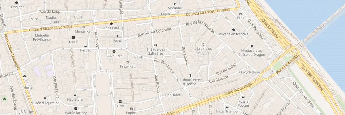 Plan du 19 Rue Neuve à Bordeaux
