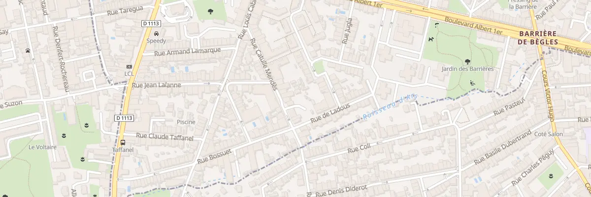 Plan du 34 Rue Catulle Mendès à Bordeaux
