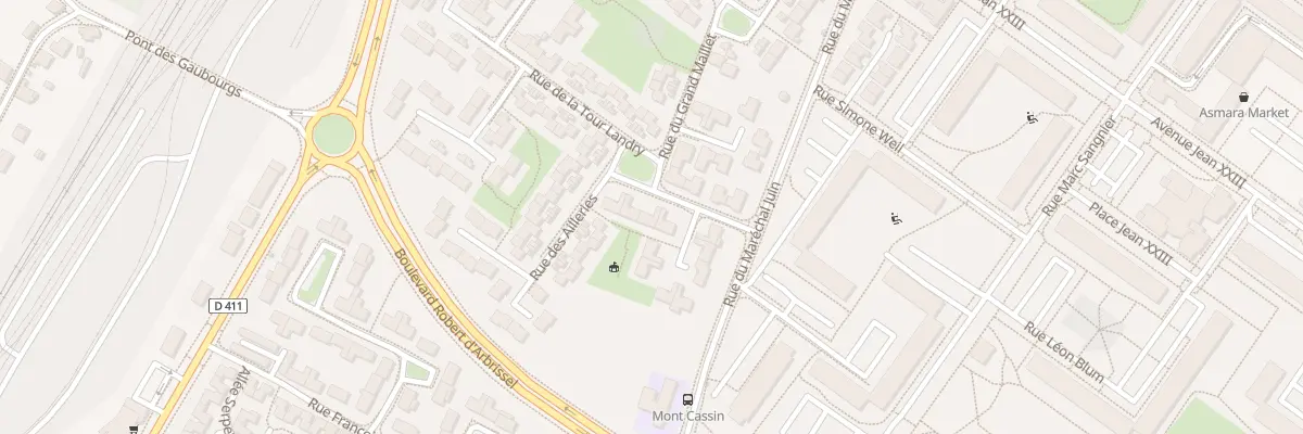 Plan du 17 Rue de la Tour Landry à Angers