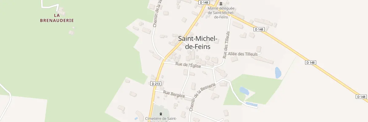 Plan du 4 Rue de l’Eglise St Michel à Bierné-les-Villages