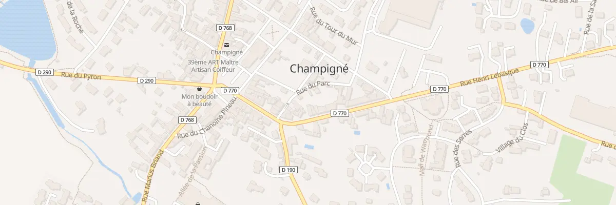 Plan du 19 Rue Henri Lebasque aux Hauts-d’Anjou
