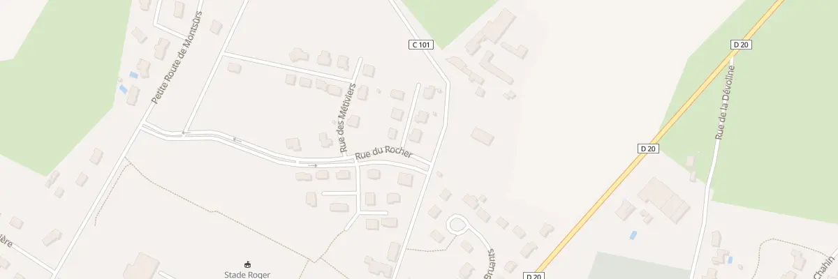 Plan du 2 Imp du Rocher à Soulgé-sur-Ouette