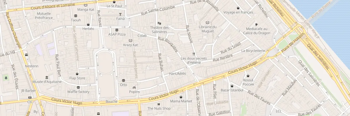 Plan du 47 Rue Bouquière à Bordeaux