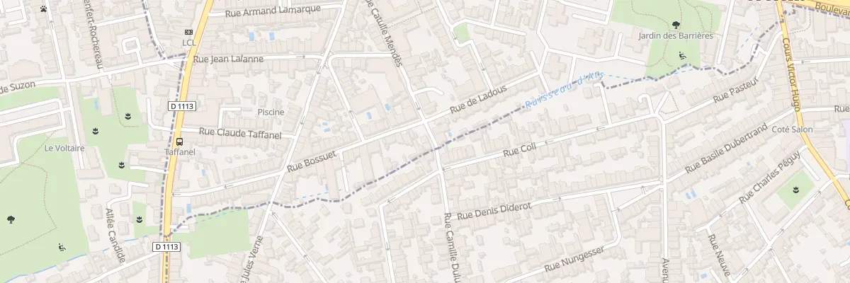 Plan du 39 Rue Catulle Mendès à Bordeaux
