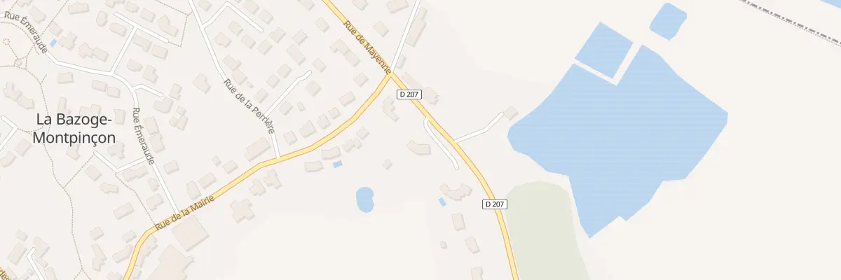 Plan du 4 Rue des Bruyeres à La Bazoge-Montpinçon