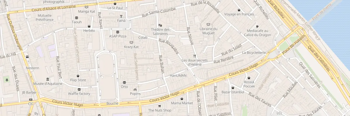 Plan du 45 Rue Bouquière à Bordeaux