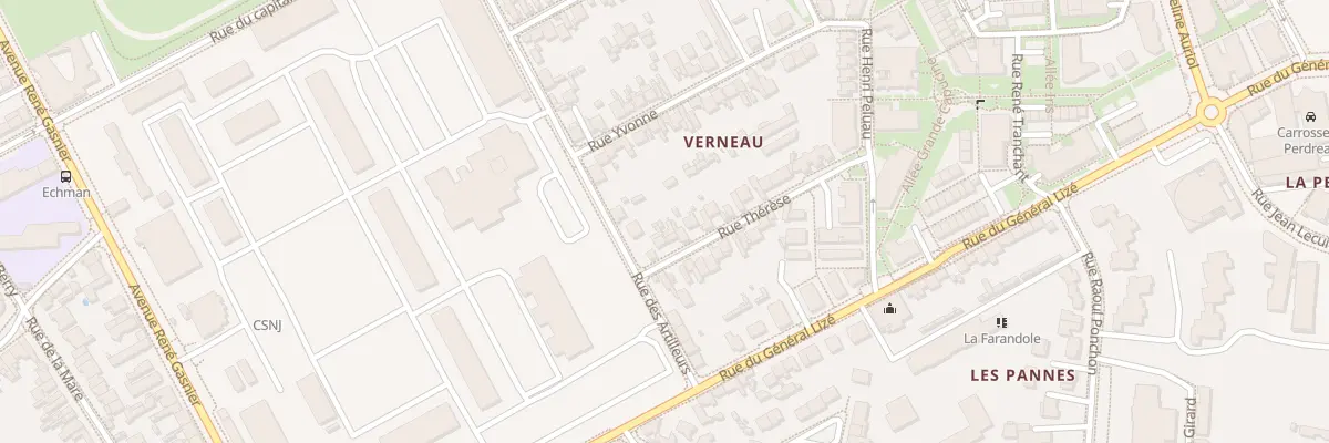 Plan du 28 Rue Thérèse à Angers