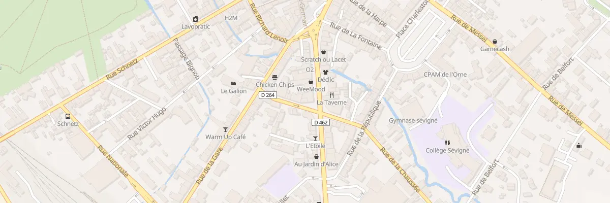 Plan du 30 Rue de Domfront à Flers