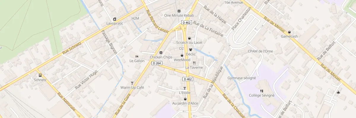 Plan du 26 Rue de Domfront à Flers
