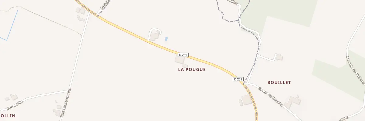 Plan du 15 La Pougue à Saint-Seurin-de-Bourg
