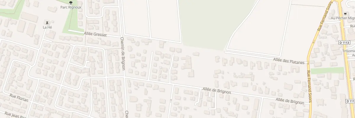 Plan du 7 All des Cottages à Villenave-d’Ornon