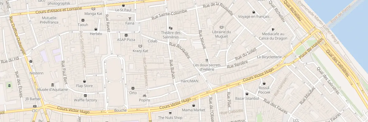 Plan du 43 Rue Bouquière à Bordeaux