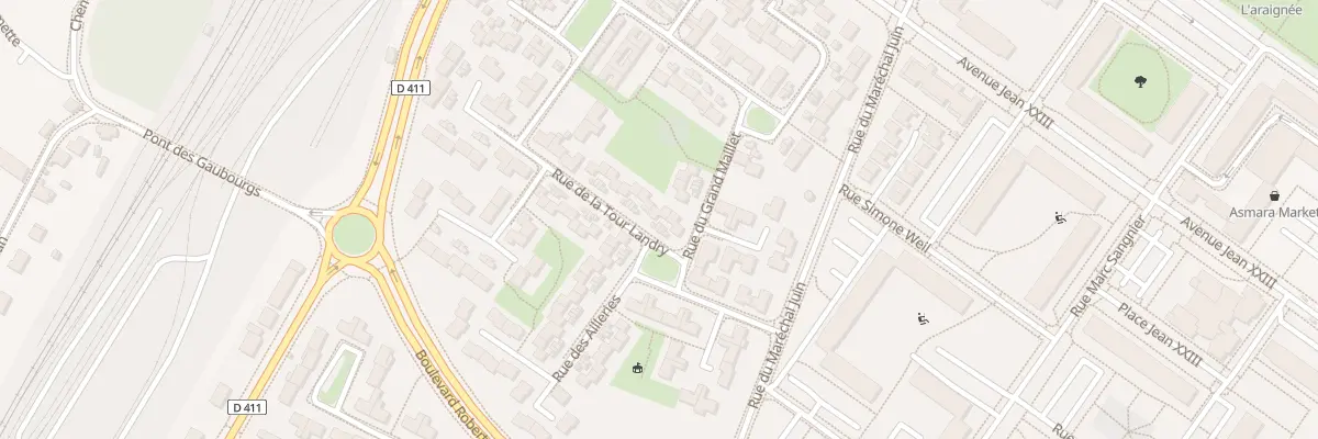 Plan du 12 Rue de la Tour Landry à Angers