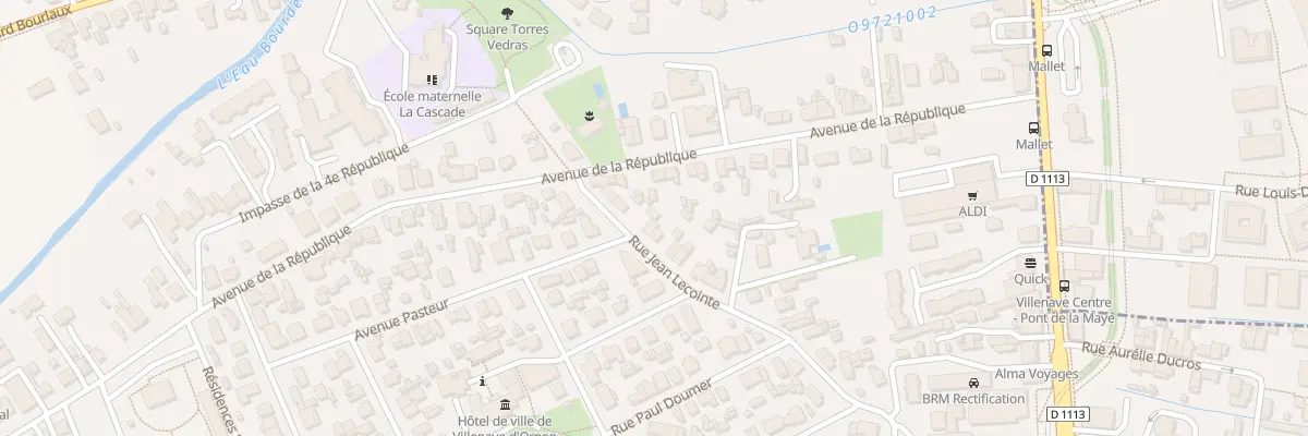 Plan du 51 Rue Jean Lecointe à Villenave-d’Ornon
