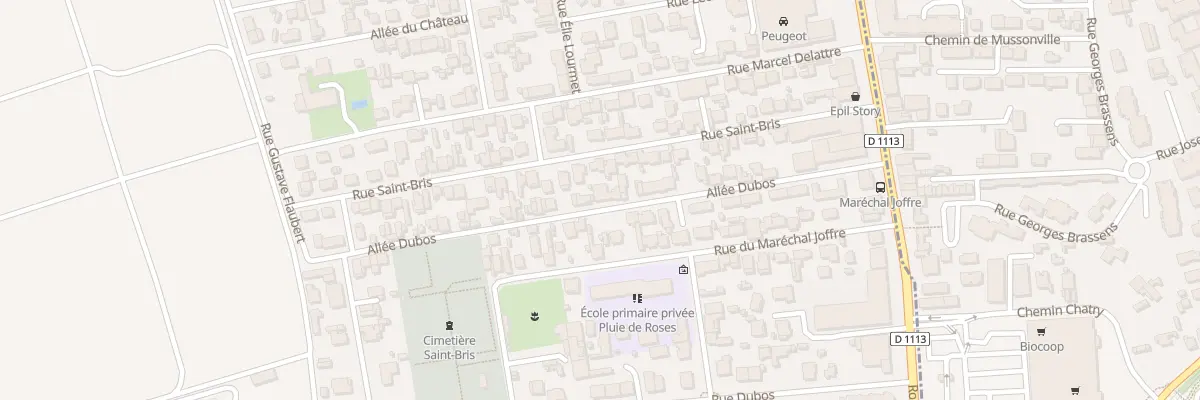 Plan du 25B All Dubos à Villenave-d’Ornon