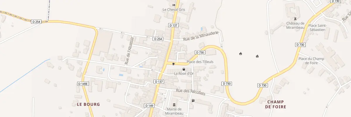 Plan du 5 Pl des Tilleuls à Mirambeau