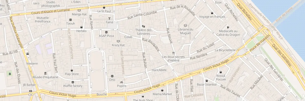 Plan du 39 Rue Bouquière à Bordeaux