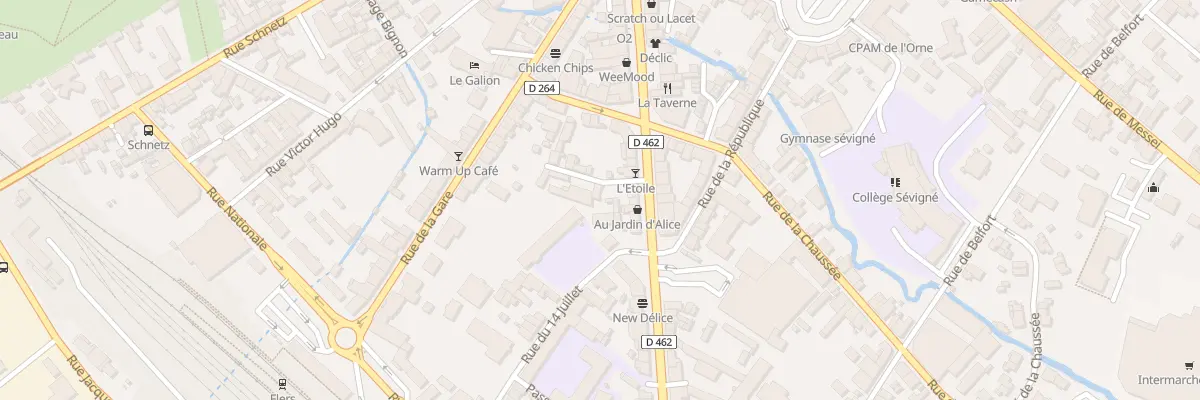 Plan du 48D Rue de Domfront à Flers