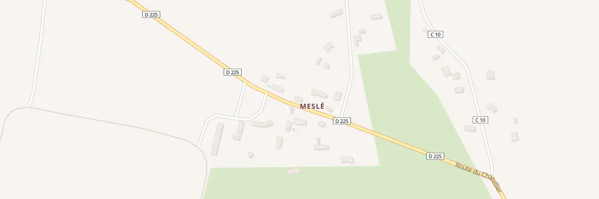 Plan du 28 Rte du Chatellier à Banvou