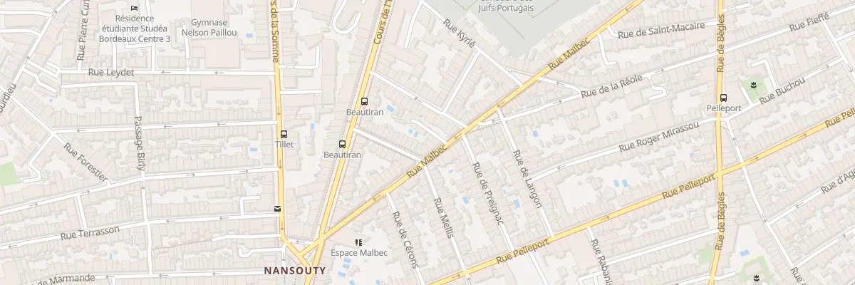 Plan du 227 Rue Malbec à Bordeaux