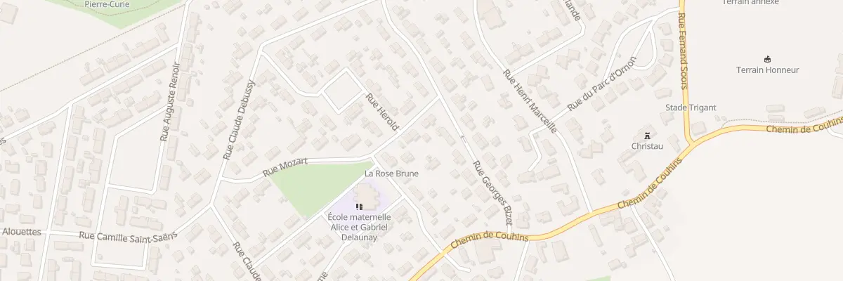 Plan du 6 Rue Mozart à Villenave-d’Ornon