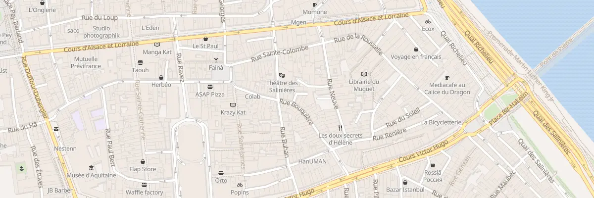 Plan du 32 Rue Bouquière à Bordeaux