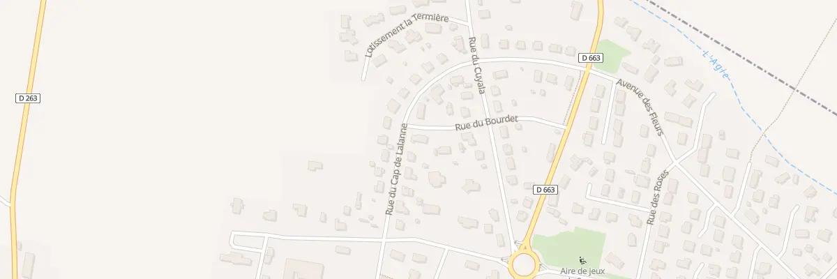 Plan du 177 Rue du Bourdet à Artix