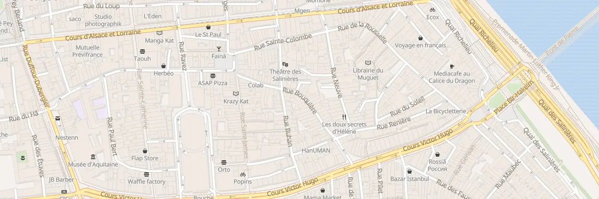 Plan du 31 Rue Bouquière à Bordeaux
