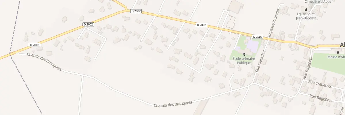 Plan du 8 Rue Raymond Sedze à Abos