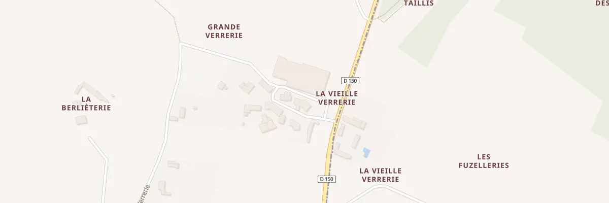 Plan du 4 La Vieille Verrerie au Douhet