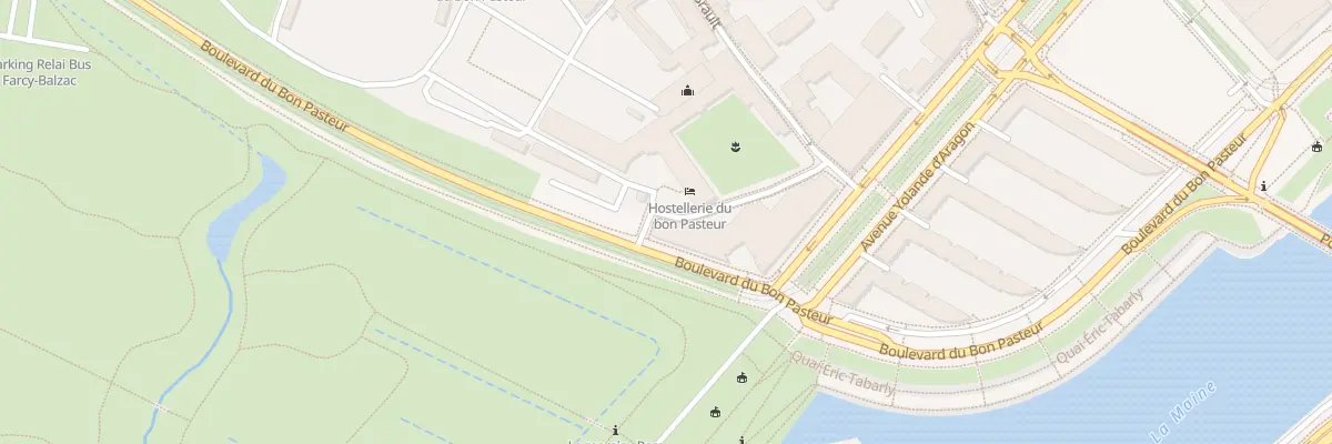 Plan du 2 Bd du Bon Pasteur à Angers