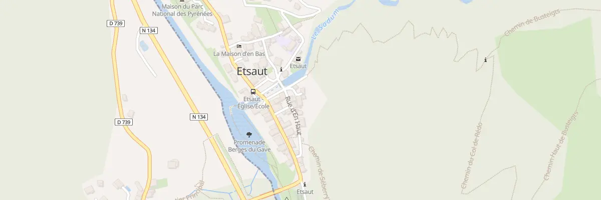 Plan du 5 Pass de la Monnaie à Etsaut