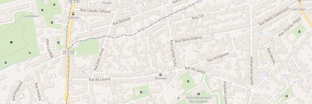 Plan du 32 Rue Jules Michelet à Bègles