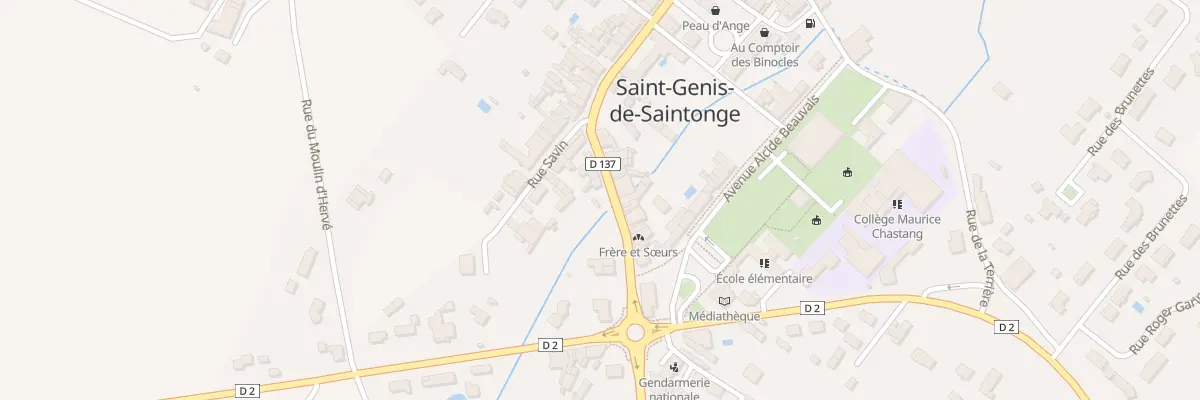 Plan du 54 Av de Bordeaux à Saint-Genis-de-Saintonge